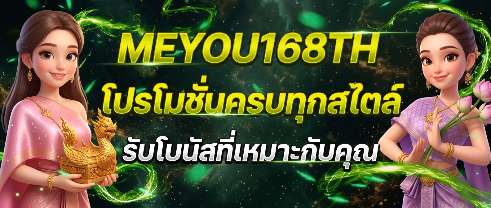 MEYOU168TH โปรโมชั่นครบทุกสไตล์ รับโบนัสที่เหมาะกับคุณ